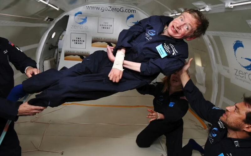 Stephen Hawking In Space